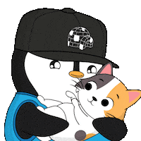 Cat Sticker by Pudgy Penguins