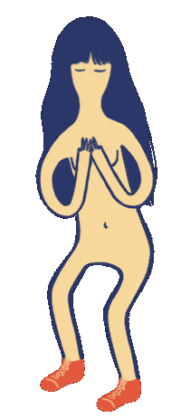 Long Hair Dance Sticker