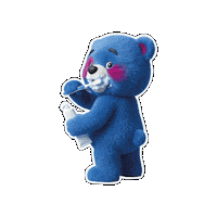 Blue Bear Love Sticker by Caddy's