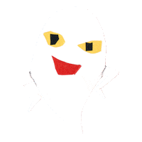 Ghost Ballon Sticker by ポプラ社公式