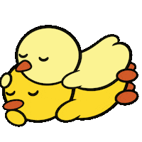 Couple Sleep Sticker