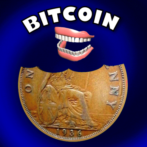 False Teeth Bitcoin GIF