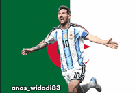 Lionel Messi Flag GIF