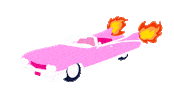 car burning Sticker by Manon Mooky