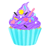 SuperStreusel muffin backen sprinkle frosting Sticker