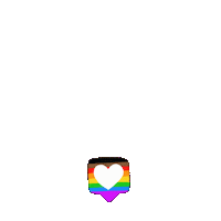 Love Is Love Rainbow Flag Sticker by Texas Tech University RISE