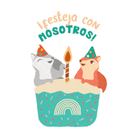 Happy Birthday Party Sticker by Wiwiurka