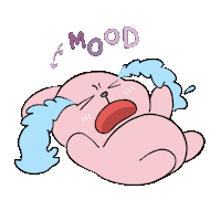moonchiine sad mood crying cry Sticker
