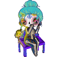 Day Of The Dead Stars Sticker