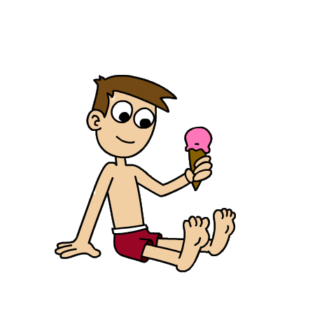 ice cream summer Sticker by a3headedcat