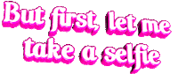 text selfie Sticker