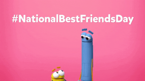 High Five Best Friends GIF by StoryBots