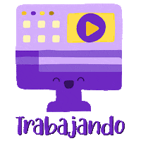 Logo Trabajando Sticker