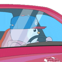 Driving Race Track GIF by Pudgy Penguins