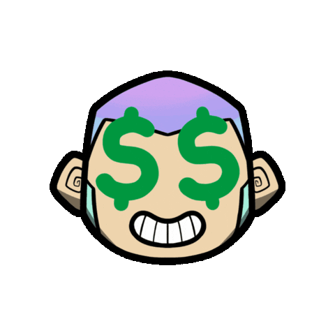 Money Shopping Sticker