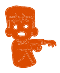 Dance Halloween Sticker by HITRECORD