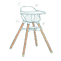 Baby Chair Sticker by Eat Play Say