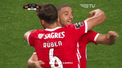 Sl Benfica Hug GIF by Sport Lisboa e Benfica