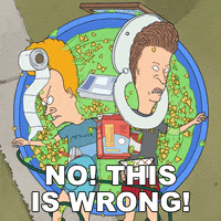 This Is Not Right Beavis And Butthead GIF by Paramount+