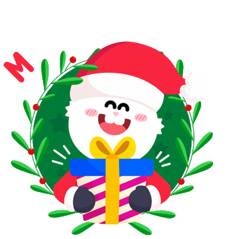 Happy Merry Christmas Sticker by Presto Universe