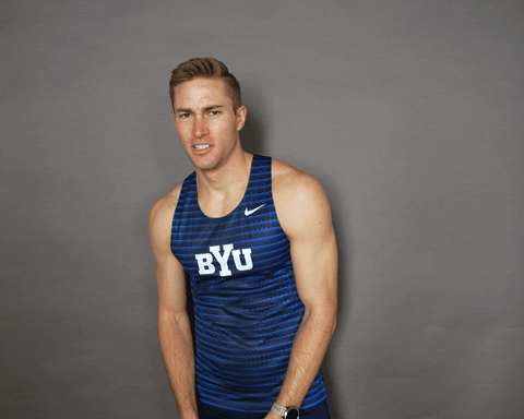 Celebration Flex GIF by BYU Cougars