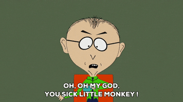 disgusted mr. mackey GIF by South Park 