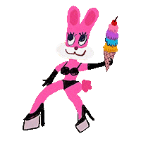 aleexxmartinez rabbit karol g karolg bichota Sticker