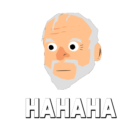 harold lol Sticker by Percolate Galactic