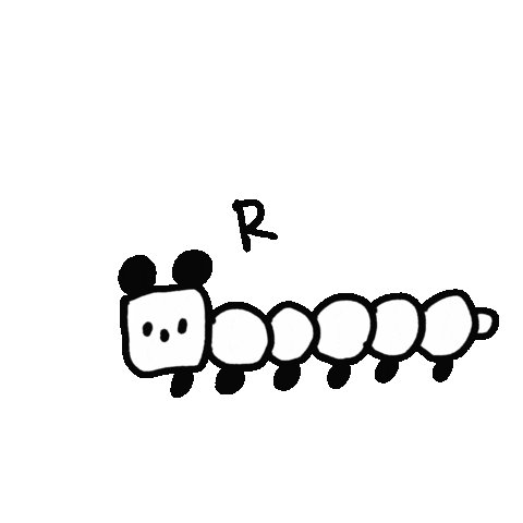 Run Worm Sticker