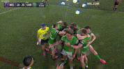 Celebration Nrl GIF by Canberra Raiders