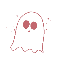 Halloween Ghost Sticker