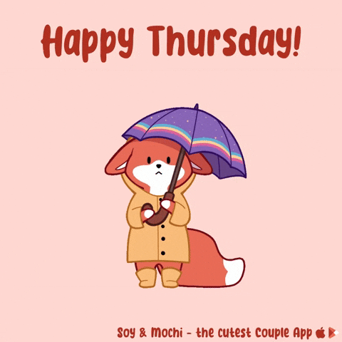 Weekend Rain GIF by SoyandMochi