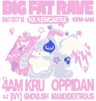 Newcastle Uni Sticker by BIG FAT RAVE