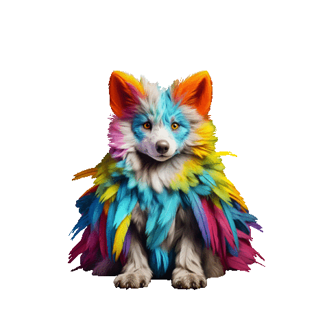 Wolf Superpowers Sticker by Superchillfoundation