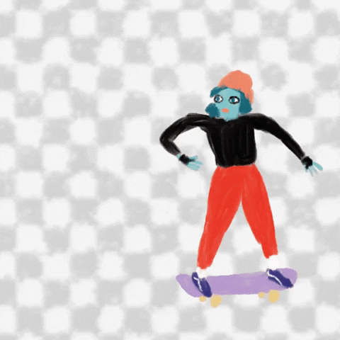 Animation Skating GIF by kiin.