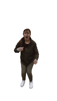 ThinkSocialHQ jumping for joy moving with the military Sticker