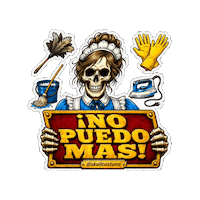 Skull No Puedo Mas Sticker