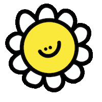 Happy Flower Sticker