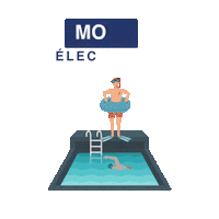 Montreal Electrician Sticker by Moore Électrique