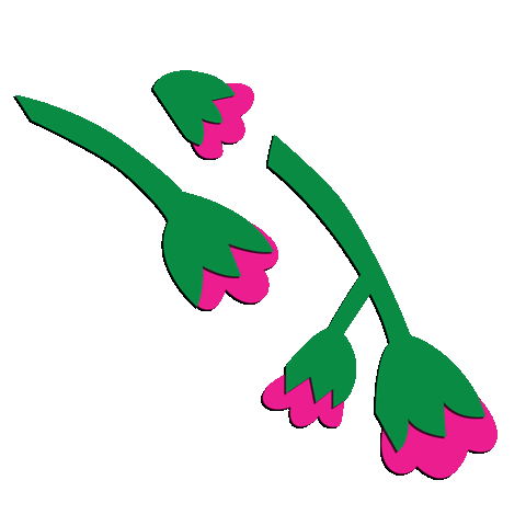 Flower Spring Sticker by Erstwilder