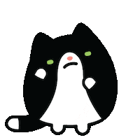 TamadoriCollection happy cat confused sassy Sticker