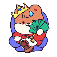 Show Me The Money Sticker by Muffin & Nuts