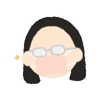 Pink Mask Sticker by Tina