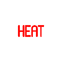 The Heat Cooking Sticker by Mat Voyce