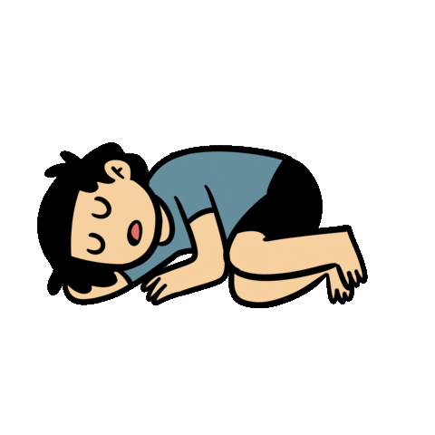 tired sleep Sticker by Ryset