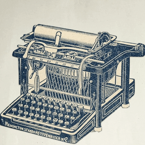 Typewriter Patrimoine GIF