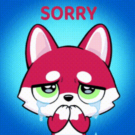 Sorry Chi Chi GIF by UpStudiosWorld