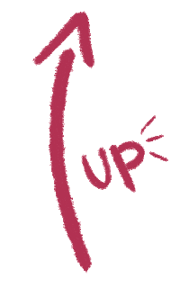 Arrow Swipe Up Sticker by Wundercurves