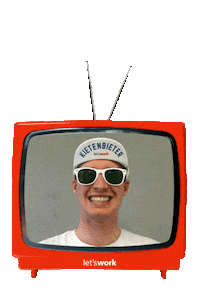 ltswrk television lets work ltswrk tv ltswrk Sticker