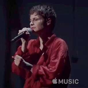 giphygifgrabber chris bite lip christine and the queens GIF